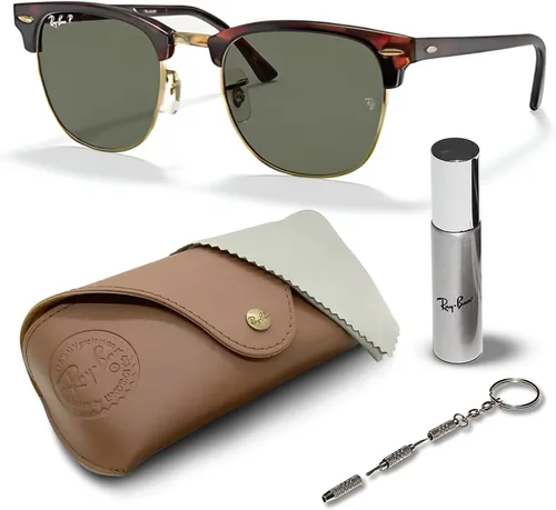 Vista 33 de Ray-Ban RB3016 CLUBMASTER CLASSIC - Gafas de sol de forma cuadrada con kit oficial de gafas