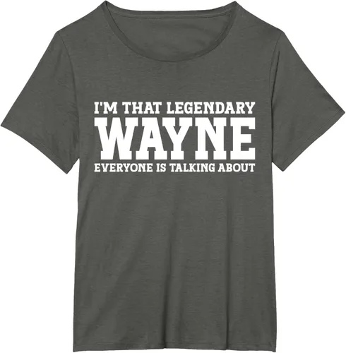 Vista 49 de Wayne Personal Name Funny Wayne Camiseta, Negro