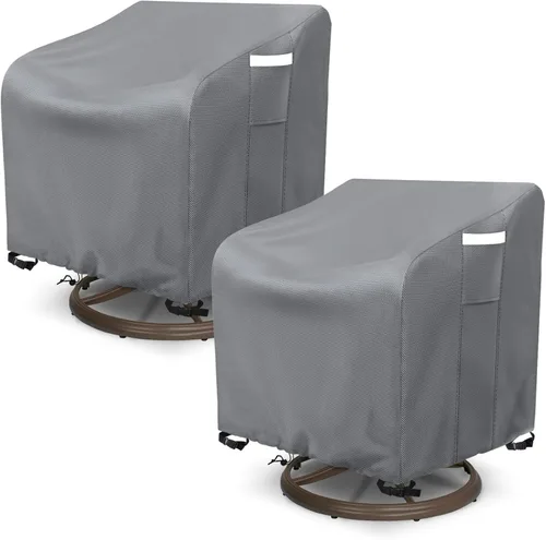 Vista 12 de AKEfit Fundas para sillas Adirondack para patio, paquete de 2 unidades, para sillas impermeables de hasta 29 pulgadas de ancho x 30 pulgadas