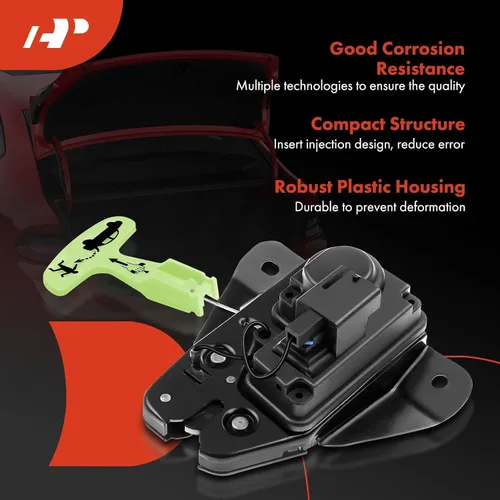 Vista 4 de A-Premium Actuador de pestillo de maletero de bloqueo de puerta trasera compatible con Chrysler 300 2005-2018, 200 2011-2014 y Dodge Dart 2013-2016