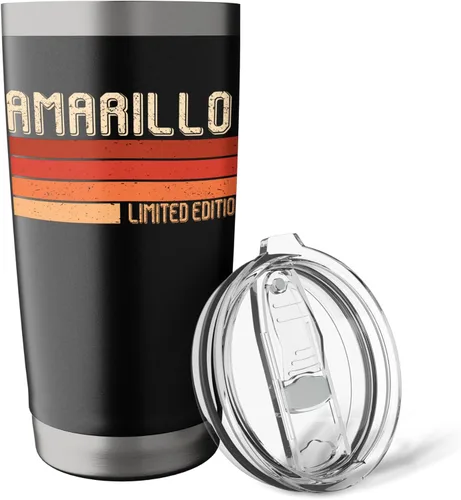 Vista 5 de AMARILLO Name Personalized Idea Men Retro Vintage AMARILLO Stainless Steel Insulated Tumbler