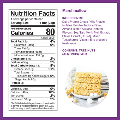 Vista 2 de Perfect Keto Munch de malva sin gluten, barras de cereales, barra de desayuno, sin arroz, bajo en azúcar, bajo en carbohidratos, crujiente