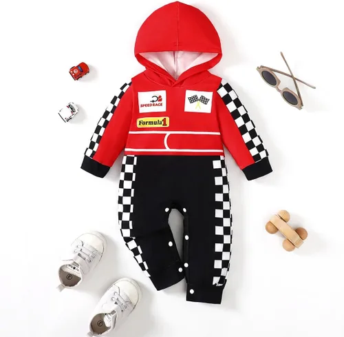 Vista 2 de Disfraz de Halloween para niño recién nacido, disfraz de Halloween, uniforme con capucha