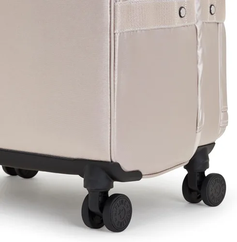Vista 5 de Kipling Equipaje grande espontáneo con ruedas, Brillo metálico., Equipaje de rueda giratoria Spontaneous de 31 pulgadas para mujer, bloqueo aceptado