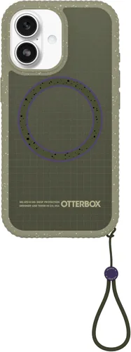 Vista 25 de OtterBox Sole Series - Carcasa para iPhone 16, color negro Funda protectora para iPhone con bordes de banda de rodadura, con bucle para el dedo