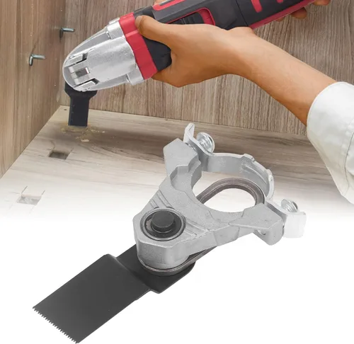 Vista 3 de Amoladora angular Adaptador de herramienta oscilante Cabezal convertidor para cortar molienda pulido proyectos de bricolaje