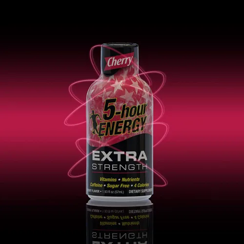 Vista 2 de 5-hour ENERGY Shot, Cereza extra fuerte, 1.93 onzas, 12