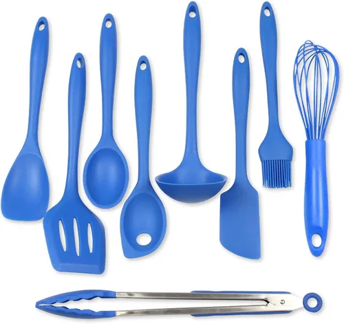 Vista 16 de Chef Craft Juego de herramientas de cocina de silicona premium multicolor de 5 piezas, surtido (42086)