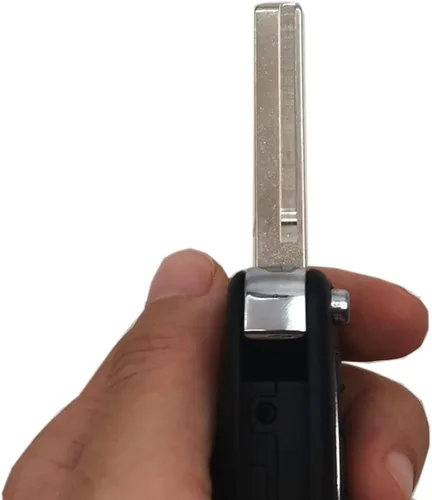 Vista 4 de Funda para llave de automóvil con control remoto de 4 botones para Hyundai Mistra Santa Fe Sonata Tucson Accent sin llave (1)