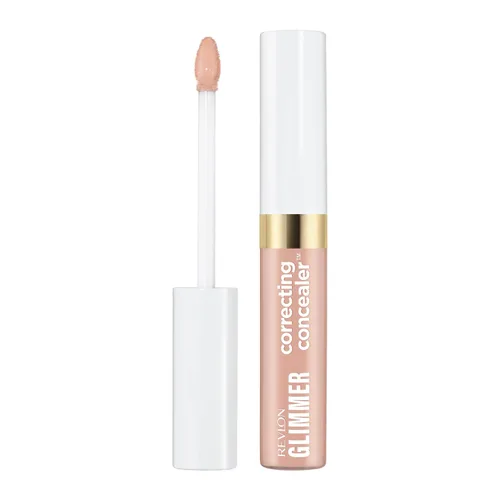 Vista 11 de Revlon Glimmer - Corrector con efecto corrector líquido para debajo de los ojos, hecho con cafeína, vitamina C y esteviosido, 100 Verde, 0.3 fl oz