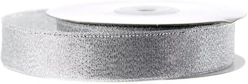 Vista 4 de Cinta metálica de tafetán de nailon, 25 yardas, 1-1/2-inch - Plata