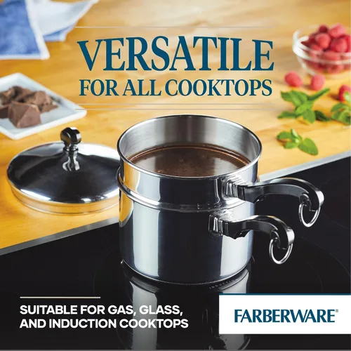 Vista 135 de Farberware Olla clásica de vapor hecha en acero inoxidable, 3 qt.