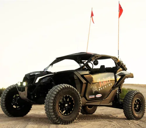 Vista 4 de JLP Diseñado para Polaris RZR Canam ATV Whip Glamis Sand Dunes Raptor Scrambler Predator Sportsman Outlaw Trail Blazer Magnum Wildcat Rhino Big Red