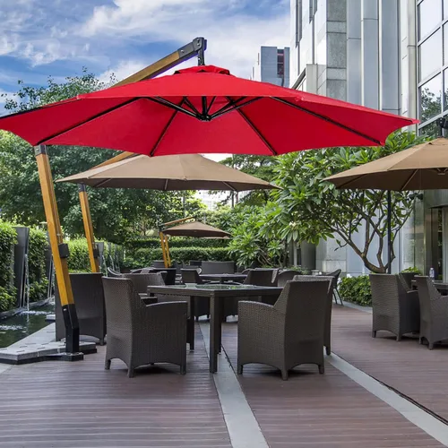 Vista 6 de BESPORTBLE Toldo de repuesto para sombrilla de patio de 8.85 pies, toldo fuerte y grueso, 6 varillas de repuesto superior para exteriores