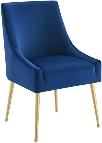 Vista 12 de Modway Discern - Juego de 2 sillas de comedor tapizadas de terciopelo de rendimiento, color gris