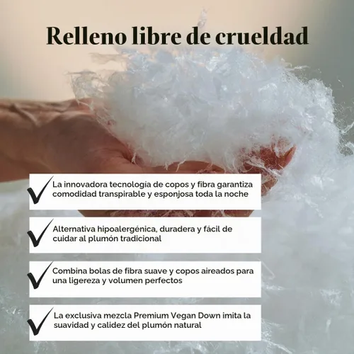 Vista 2 de Fossflakes Almohada ergonómica para el cuello con funda lavable, ortopédica