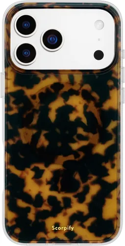 Vista 25 de SCORPIFY - Funda para iPhone 17 Pro Max Leopardo negro transparente LP-Negro Transparente Leopardo