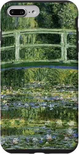 Vista 12 de Monets - Carcasa para iPhone 17 con diseño de lirios de agua y puente japonés