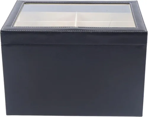 Vista 3 de 24 ranuras para gafas de sol con ventana de cristal de lujo gafas de sol de vidrio de visualización cajón colector gafas de sol gafas de sol vitrina