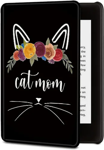 Vista 11 de BVDIKMI Funda para Kindle de 6 pulgadas (versión 11ª generación 2022), funda delgada de piel sintética con encendido y apagado automático para Retro