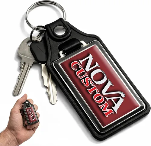 Vista 78 de Brotherhood Car Key Chain for Nova - Classic Models Keychain for Men and Blanco antiguo - Personalizado 1975