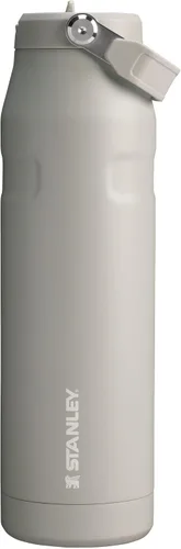 Vista 45 de STANLEY - Botella de agua IceFlow Flip Straw 2.0 con pajilla abatible, abertura más grande, acero inoxidable aislado, sin bisfenol A, 16 onzas