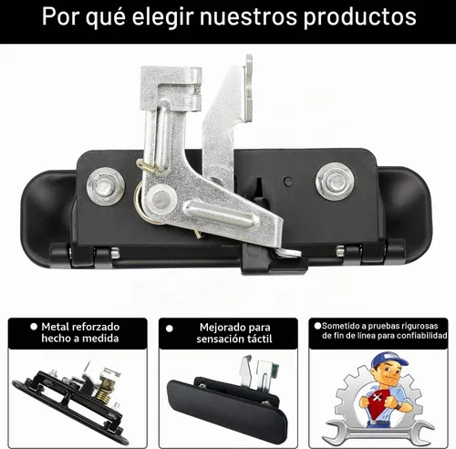 Vista 4 de Manija de puerta lateral trasera para Ford E150 E250 E350 E450 Econoline 1992-2014
