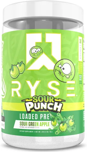 Vista 12 de RYSE Loaded - Polvo de preentrenamiento – Uva Bazooka – Preentrenamiento diario para hombres y mujeres con 390 mg de cafeína, beta alanina