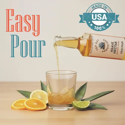 Vista 7 de Top Hat - Néctar de agave - Hecho con néctar de agave orgánico, edulcorante de jarabe de agave para cócteles, cócteles sin alcohol, limonadas, café