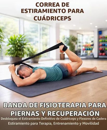 Vista 2 de THEFITGUY - Correa elástica cuádruple con puño seguro en el tobillo y 4