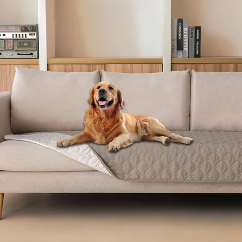 Vista 78 de gogobunny Manta para mascotas 3 veces más resistente, impermeable y a prueba de arañazos; protector de muebles reversible para perros y gatos, funda