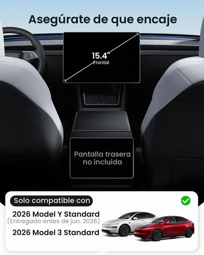Vista 2 de REEVAA - Protector de pantalla frontal para Tesla modelo Y/3 estándar