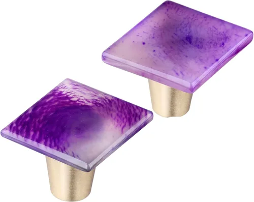 Vista 16 de Rockcloud Cajón de perilla de ágata con tornillos, mango de ágata morada en forma de corazón para armario, armario, accesorios de ferretería