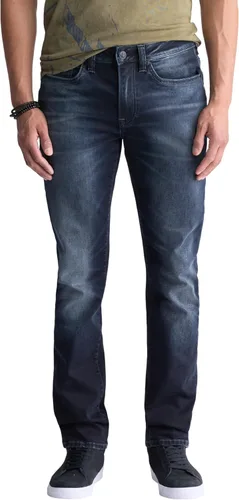 Vista 16 de Buffalo David Bitton - Vaqueros ajustados de Ash para hombre Auténtico lavado.