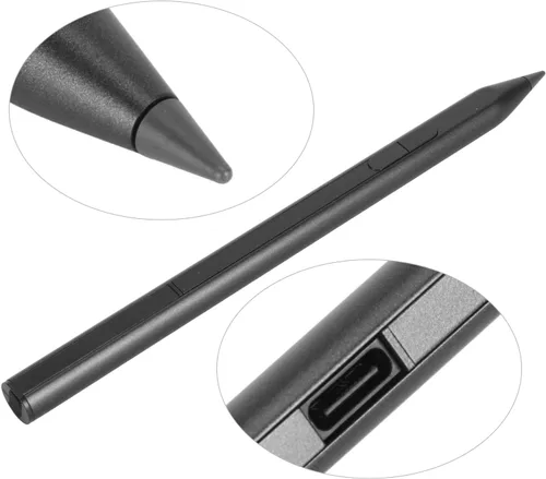 Vista 5 de Bolígrafo para X360 Spectre X360 Envy X360, recargable MPP 2.0 Tilt Active Pen con sensibilidad a la presión 4096, función de fijación magnética, 2