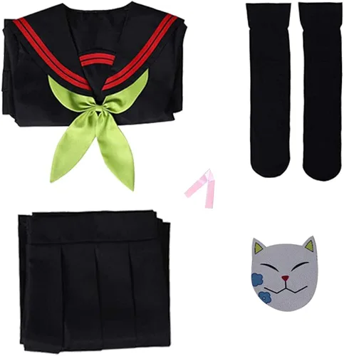 Vista 2 de Kamado Disfraz de cosplay uniforme escolar JK vestido de Halloween