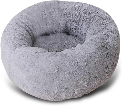 Vista 12 de PETCUTE Cama redonda para gatos, cama para mascotas, cama para mascotas, lavable a máquina