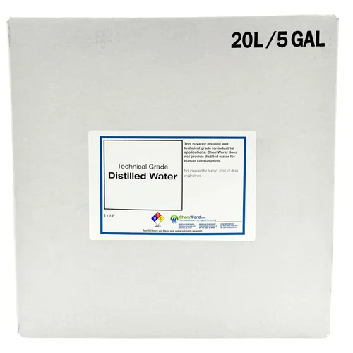 Vista 2 de ChemWorld Technical Grade Distilled Water - 20 liters