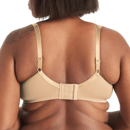 Vista 3 de Playtex Brasier inalámbrico de 18 horas para mujer, brasier suavizante sedoso, brasier de camiseta de cobertura completa, paquete individual o de 2