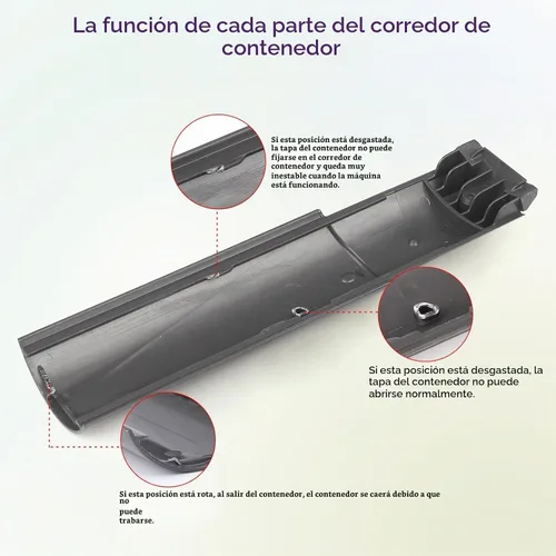 Vista 4 de Cyclone Baffle Bin Runner para aspiradora Dyson V10 V11 V15 SV12 SV14 SV15