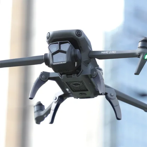Vista 7 de Tren de aterrizaje para DJI Mavic 3 Pro, pata de araña de aterrizaje plegable compatible con accesorios DJI Mavic 3 Pro, gris
