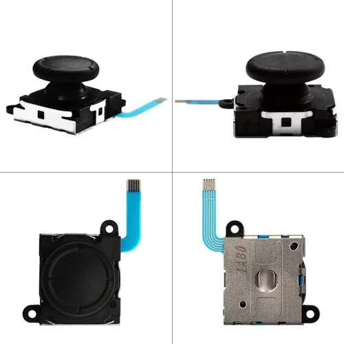 Vista 2 de iParto Paquete de 4 joystick de repuesto para Nintendo Switch Switch OLED Joycon Controller Joystick analógico para NS Switch Joy-Con con botón SL