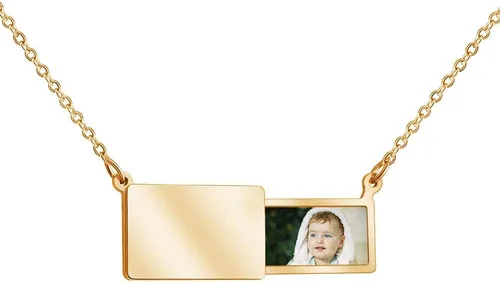 Vista 4 de Medallón de fotos con grabado personalizado, collar de medallón personalizado, collar de fotos, colgante de collar con imagen, medallón grabado