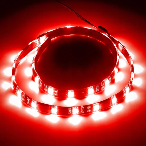 Vista 2 de CableMod CM-LED-30-M60KRGB-R WideBeam Tira de LED RGB magnética - Negro