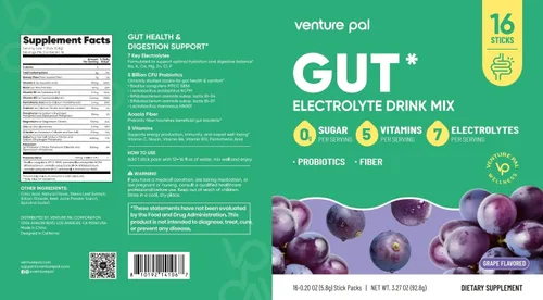 Vista 10 de Venture Pal Paquetes de hidratación sin azúcar + polvo de electrolitos