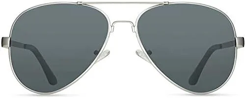 Vista 4 de Hobie Gafas de sol polarizadas aviador ajuste grande unisex marco flexible Mavericks