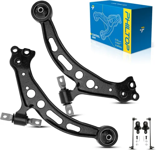 Vista 138 de PHILTOP 6 piezas de brazo de control delantero inferior con barra estabilizadora de rótula para Nissan Rogue 2014-2020 Rogue Sport 2017-2022 Qashqai