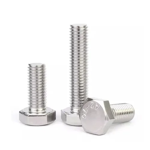 Vista 7 de Tornillo de cabeza hexagonal de 1/2-13 × 1 pulgada, acero inoxidable 304 18-8, rosca completa, rosca gruesa UNC, ASME B18.2.1, paquete de 5