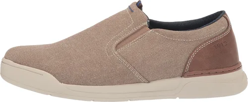 Vista 8 de Nunn Bush Kore Tour - Mocasines de lona con punta lisa para hombre