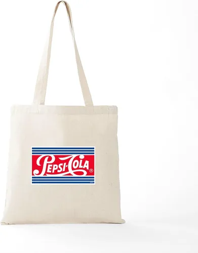 Vista 94 de CafePress Pepsi Tote Bag Bolsa de lona natural, bolsa de compras de tela, Caqui